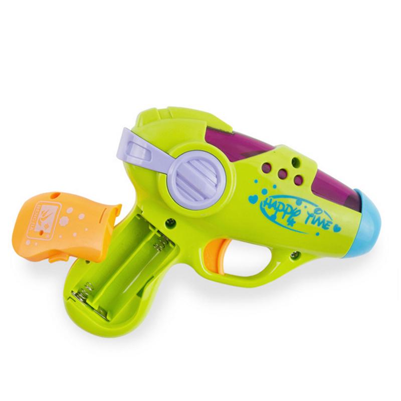 Children's Electric Toy Gun Cute Falling Light Glowing Sound Color Random Delivery