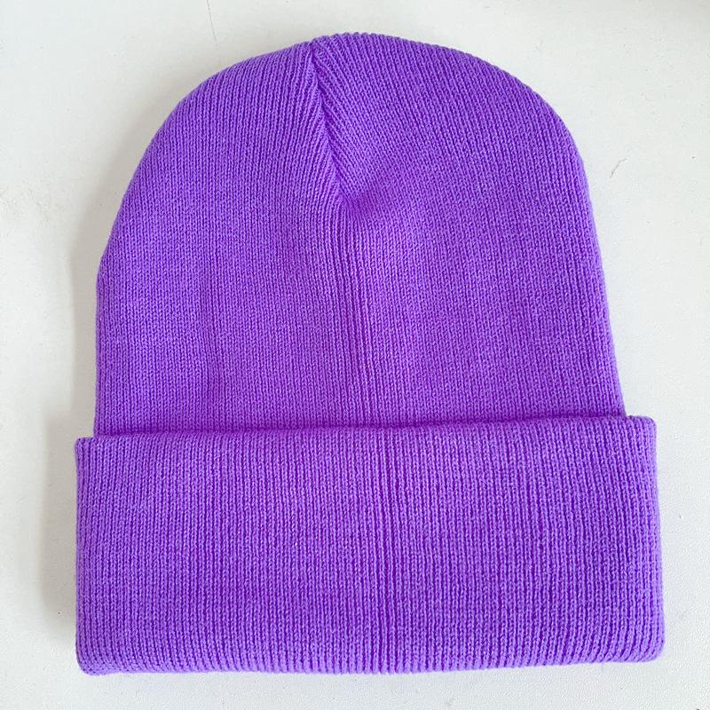 Custom Embroidery Logo Design Blank Plain Unisex Cheap Kids Children Baby Infant Beanies