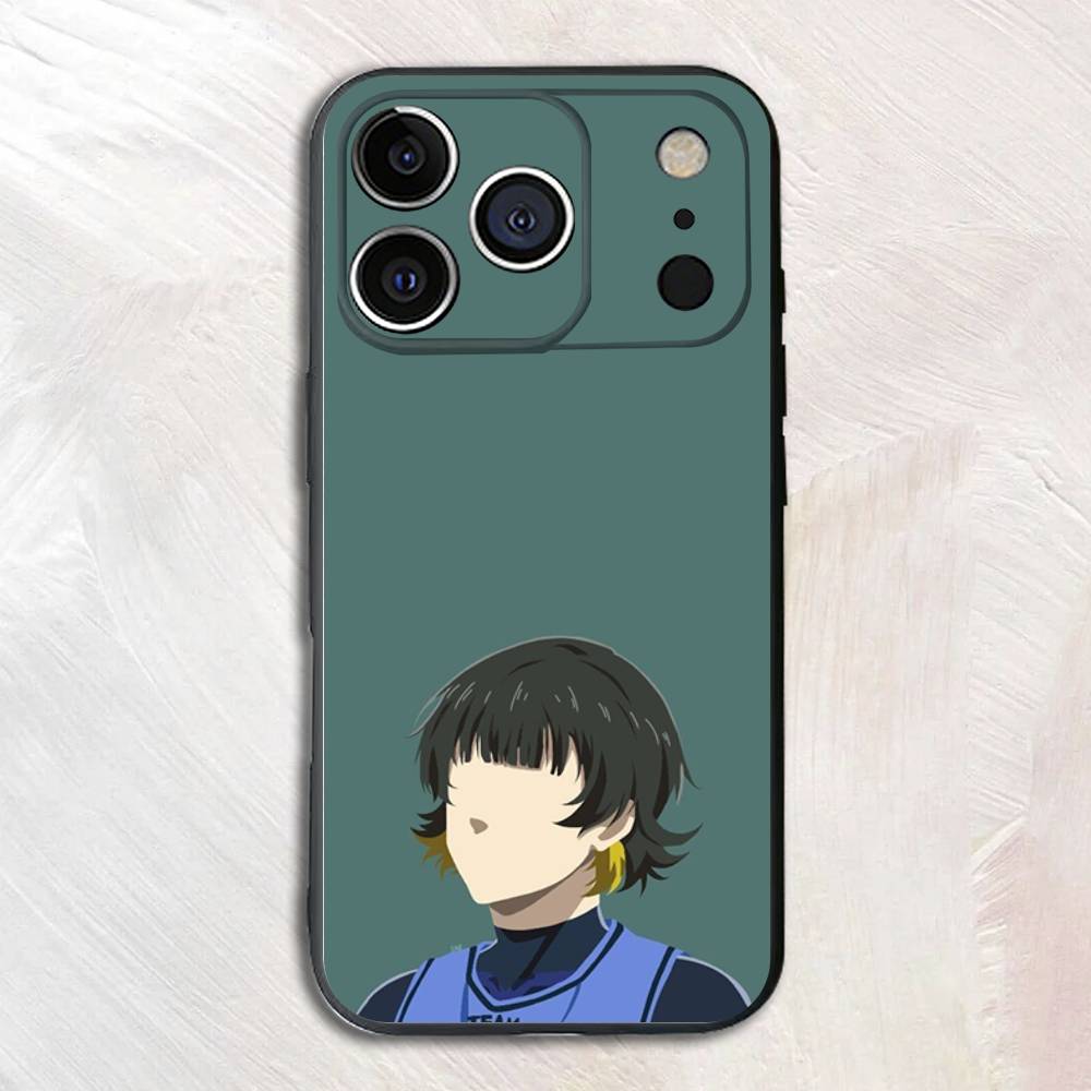 Cute B-Bachira Meguru Silicone Phone Case For iPhone 17,16,15,14,13,12 X XS Plus Pro Max Shockproof Soft Cover