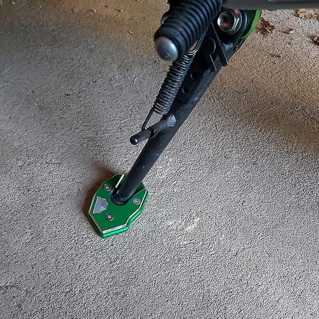 Motorcycle Kickstand Extender Foot Side Stand Extension Pad Support Plate For Kawasaki Z650 Z900 Z1000 Z1000SX ER-6N ZX6R ZX10R