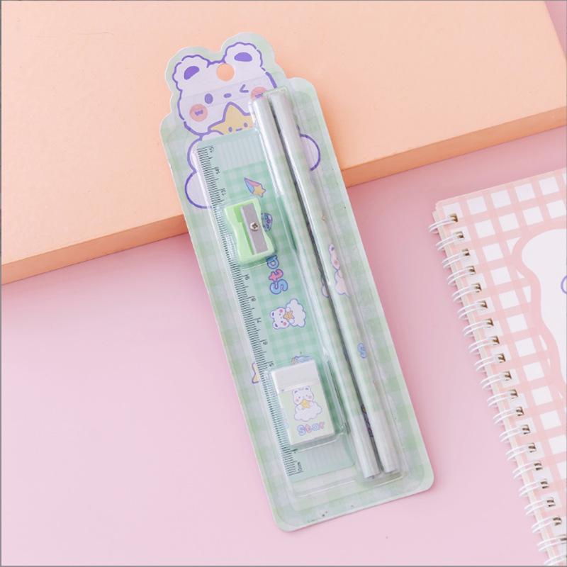 Cartoon Gift Box: Korean Stationery Set for Kindergarten & Elementary School Rewards