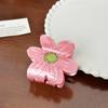 Flower Hair Vibrant Claw Clips Made Of Durable Acrylic Material Perfect For Fashiondriven Women