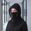 Защитная маска для сноуборда с флисовой подкладкой, на завязках, теплая балаклава, унисекс, с фланелевой лыжной шапкой, ветрозащитная, зимняя
