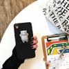 Soft and Cute 3D Cartoon Cat Silicone TPU Protective Case for 6/6S/7/Plus Mobile Phone Case