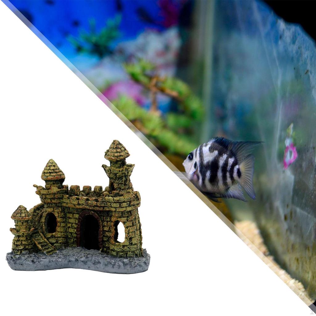 Aquarium Burg Decor Aquarium Dekorationen Hideouts Stein Höhle Ornament für