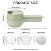 4-in-1 Cordless Electric Vegetable Chopper, Rechargeable Food Processor for Meat, Garlic, Onions & Peppers