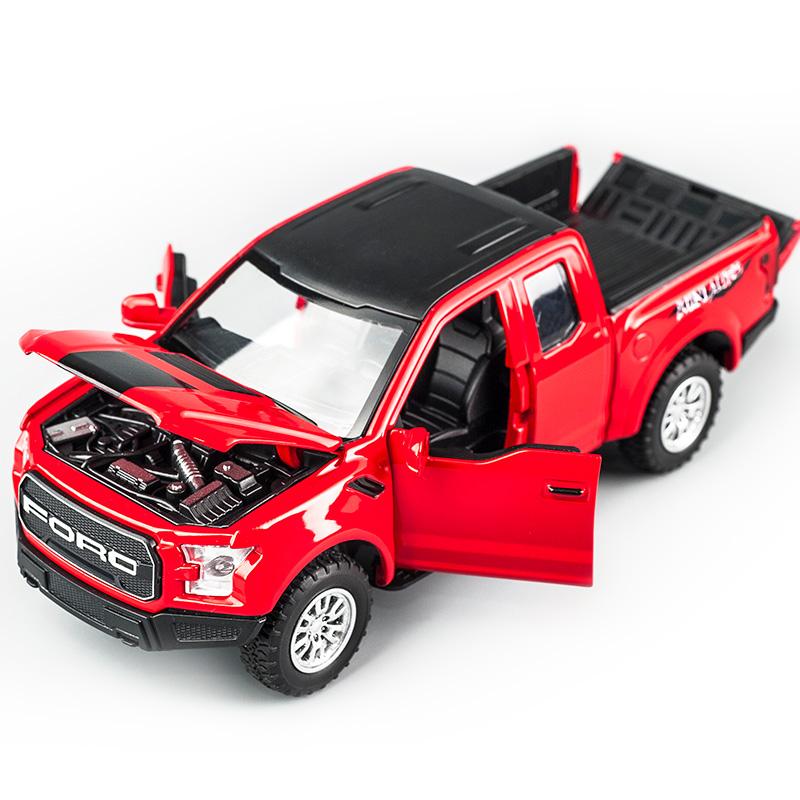1:32 F150 Modèle de Voiture en Alliage Moulé Sous Pression Avec Son Lumière Voiture à Tirer Jouets Cadeaux Modèle de Voiture en Alliage Moulé Sous Pression Collectionnable