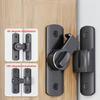 90/180 Degree Rotating Security Locks, Suitable for Barn Doors, Bathroom Sliding Doors, Garages, Bedrooms,Durable Zinc Alloy Security Door Locks