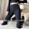 Women's High-Waist Imitation Denim Leggings - Small Size, Warm Cotton, Slimming, Plus Size Available, Tight Fit for Spring and Autumn
