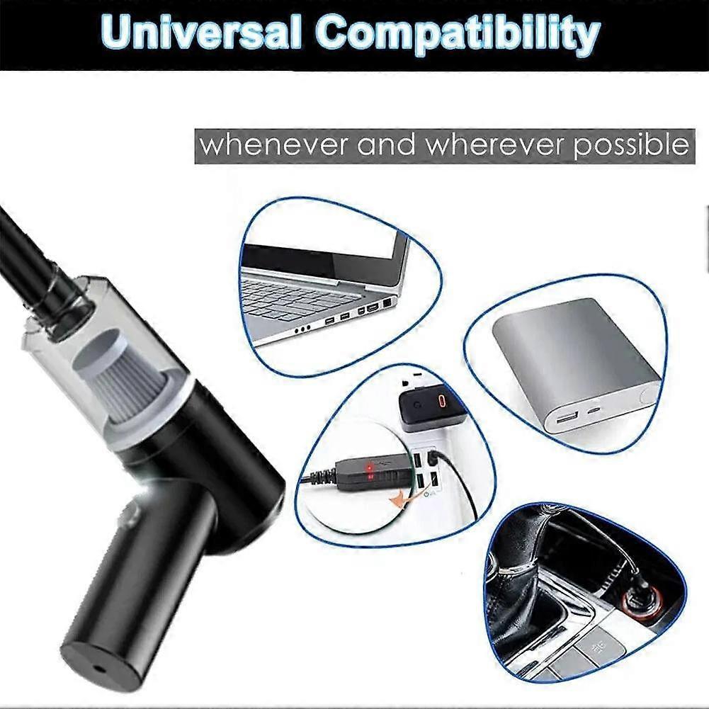 120W Cordless Handheld Vacuum Cleaner Small Mini Portable Car Auto Cleaner