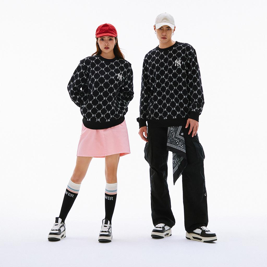 New MLB Presbyopia Sweatshirts Unisex Black 3AMTM0141-50BKS