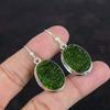 Moldavite Gemstone Earrings 925 Sterling Silver Earring Handmade Unique Earring Original Moldavite Jewelry Birthstone Earrings Gifts For Mom