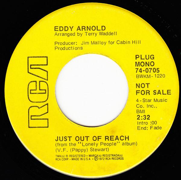 

7inch Record EDDY ARNOLD - Just Out Of Reach / Poison Red Berr 740705PROMO RCA 1972 US Folk Used