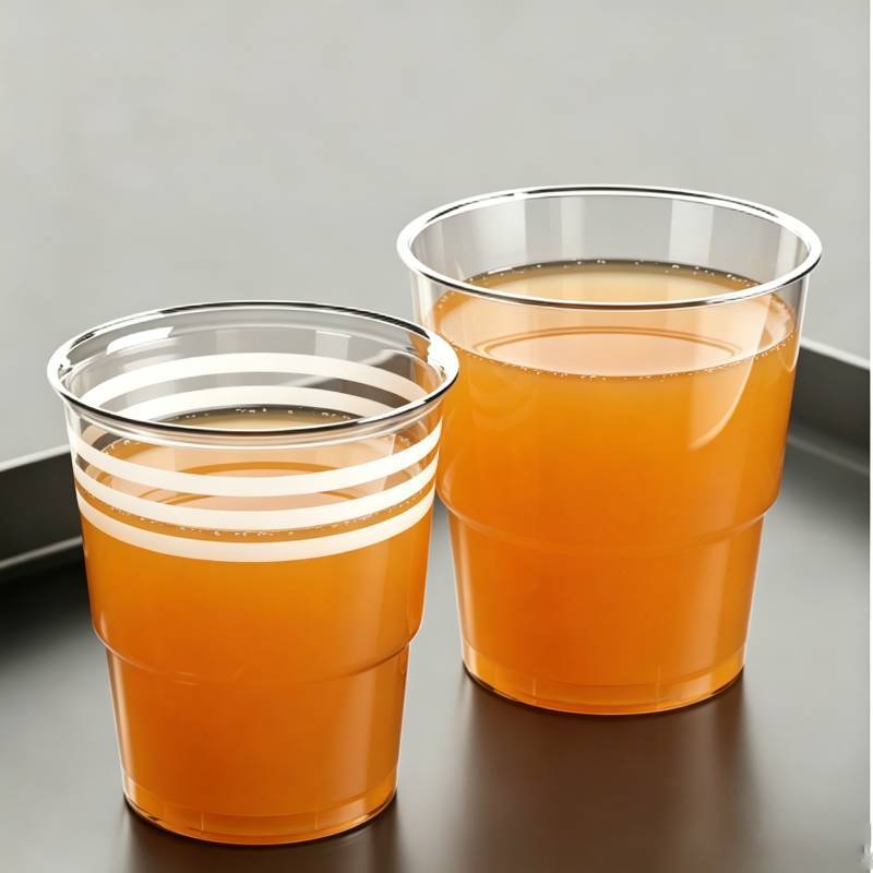 Food Grade Plastic Water Cup Set With Thickened Material For Home And Restaurant Use