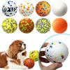 Palla Giocattolo per Cani Anti-obesità Alta Elasticità Resistente al Morso Sollievo dall'Ansia con Sporgenze 3D Uniche per Esterni per Masticatori Aggressivi Animale Domestico Interattivo