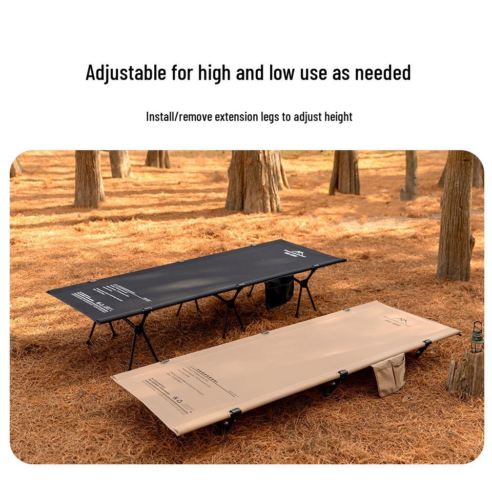 Tragbares faltbares Campingbett für Outdoor-Abenteuer