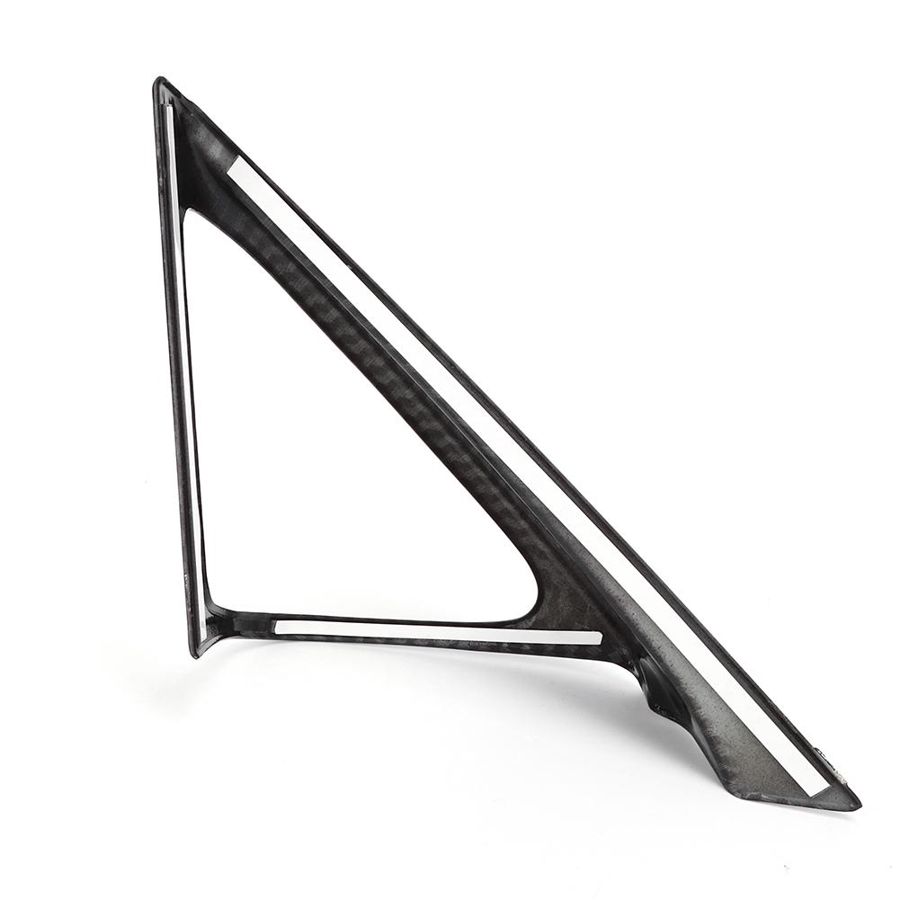 2pcs Carbon Fiber Door A Pillar Speaker Cover Trim Fit for Honda Accord 10th