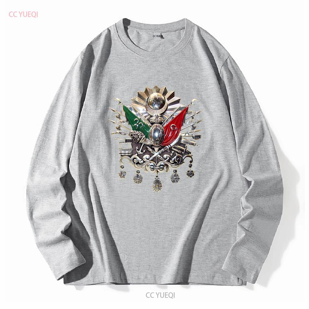 NOUVEAU T-shirt LIMITED Blason de l'Empire Ottoman vintage Lavé homme vêtements de designer mode Doux Légèrement Extensible Élégant