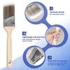 ABYN-Paint Roller Kit With Extension Pole, For Professional Painting,House Paint Roller, Paint Brushes Set
