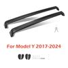 2025 New Lockable Roof Rack For Tesla Model 3 Model Y 2017-2025 Roof Rack Accessories Antitheft Cross Bars Luggage Carrier