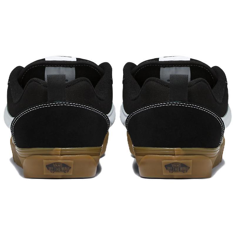 Vans Knu Skool Abrasion Resistant Lightweight Low top Skateboard Shoes Unisex Black VN0009QCB9M