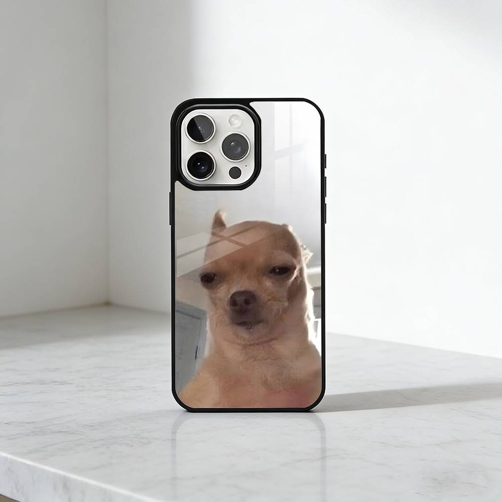 C-Chihuahua Funny Memes Phone Case For iPhone17,16,15,14,13 Plus,Pro Max Magnetic For Magsafe Wireless Charging