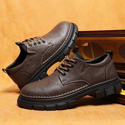 FashionFormal Leisure Leather Oxford Shoes for Men Lace Up Male Formal Dress Footwear Office Casual Footwear Fashion Man Business Shoes