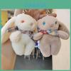 Cute Cartoon Rabbit Plush Keychain Soft Crystal Velvet Animal Toy For Key Decoration