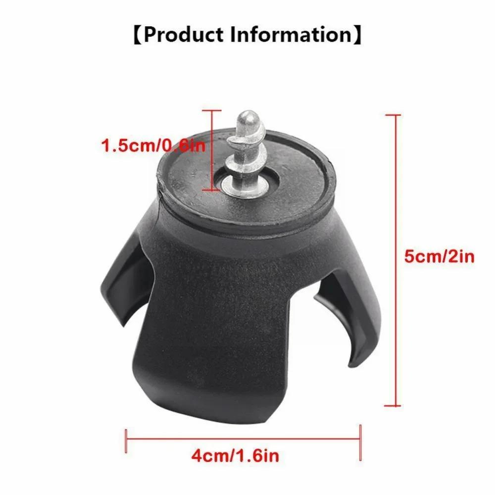 Golf Ball Pick Up Clamp - Rubber Zinc Alloy Practical Golf Training Aids Supplies Accessories Tool
