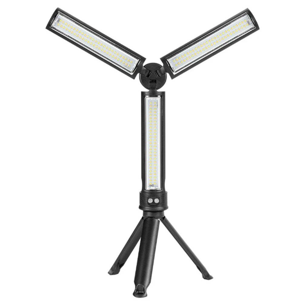 3 Colors Dimming Folding Work Lamp 162 LED Emergency Flashlight Car Service Lamp  Portable Outdoor