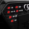3d Style Abs for S3 S4 S5 S6 S7 S8 Letter Logo Car Stickers Front Decals Grill Cover Badge Decoration Accessories