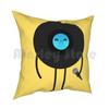 Pop Vinyl Disk Pillow Case Printed Home Soft DIY Pillow Cover Vinyl Disk Pop Music Character Kawaii Vintage S Japan