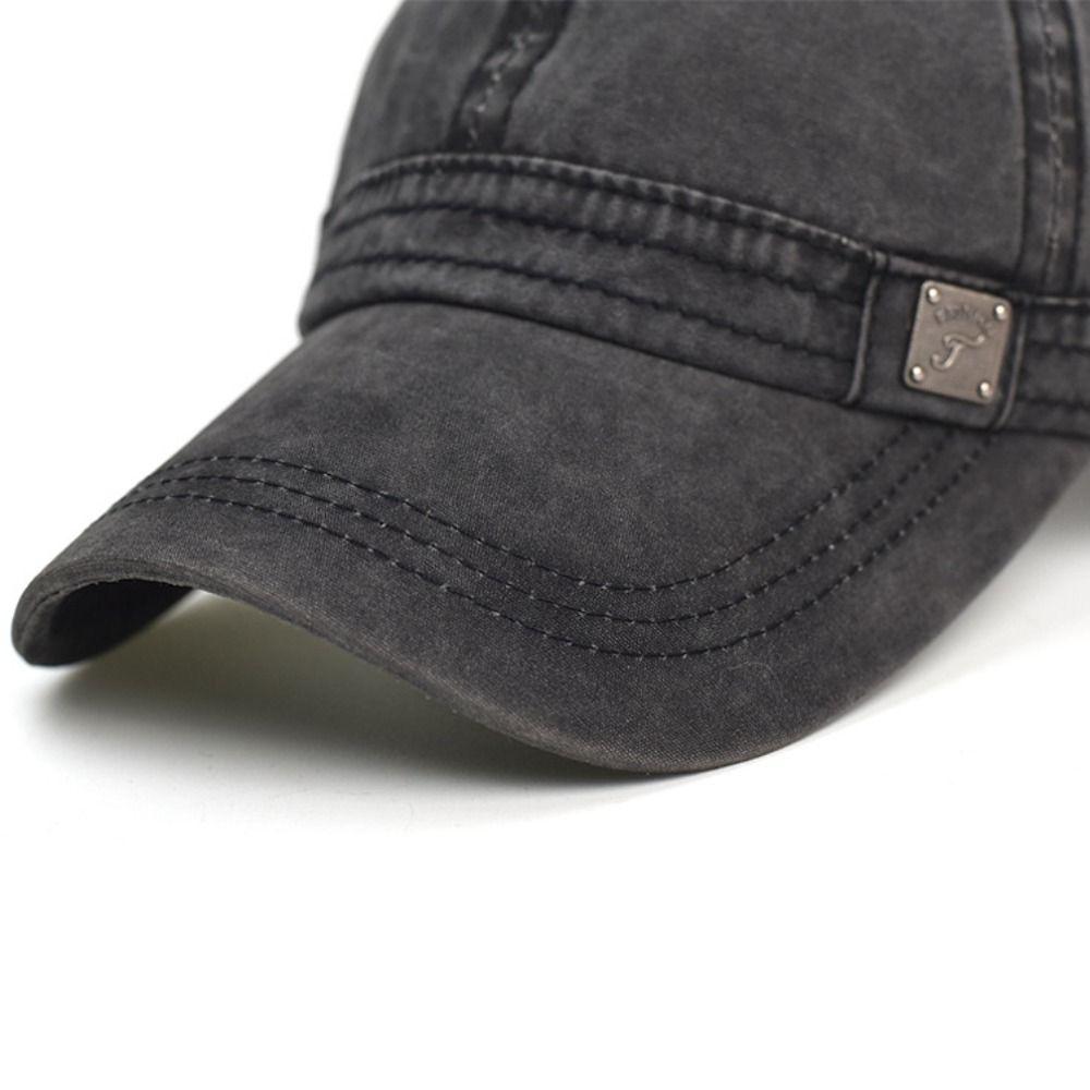 Sun Protection Baseball Caps Wash Cotton Streetwear Hats Casual Vintage Dad Hat  Spring/Summer