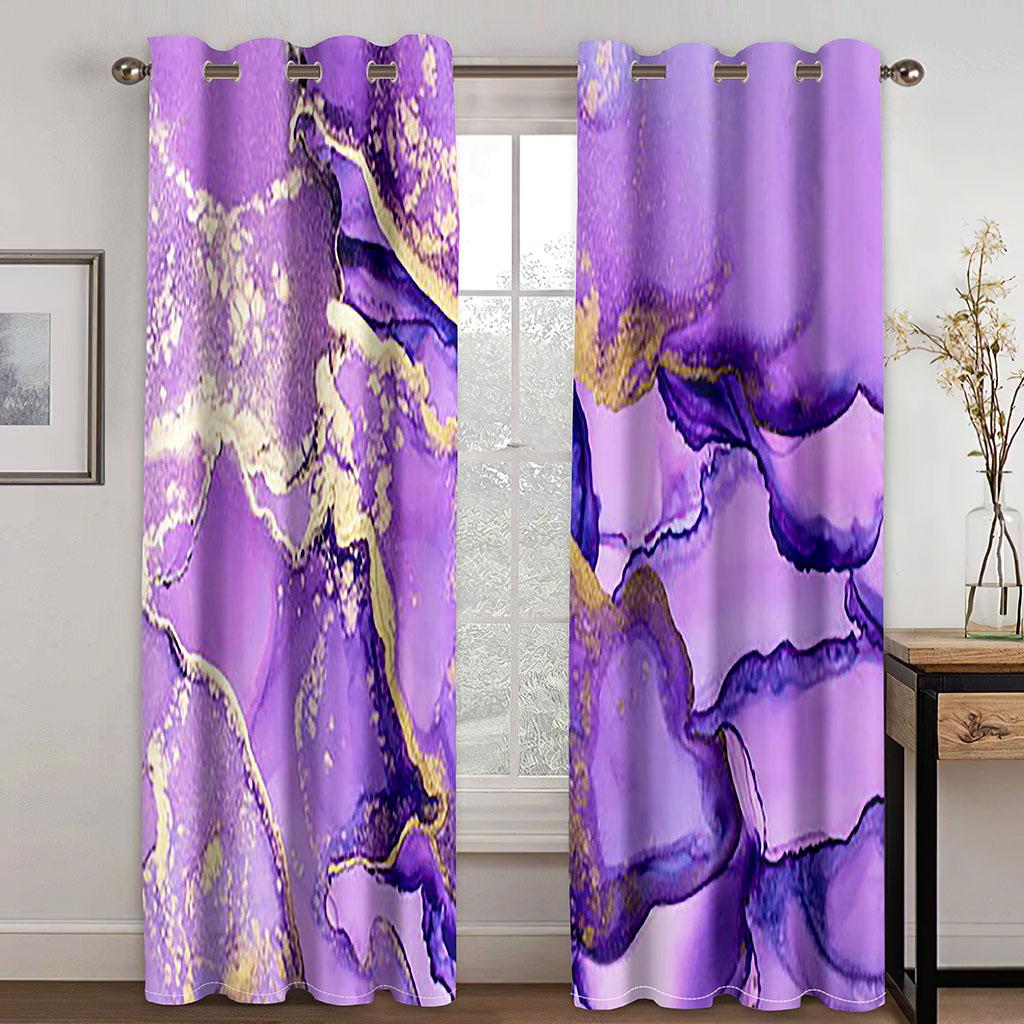 Розовый мерцающий мрамор с 3D цифровой печатью для спальни — фото 6