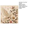 3D Flower And Bird Wall Decor Faux Pearl Painting Kit, Art DIY Relaxing Hobbies for Stress Relief Owl Red Craft Set Adults, Home Decorative Supplies