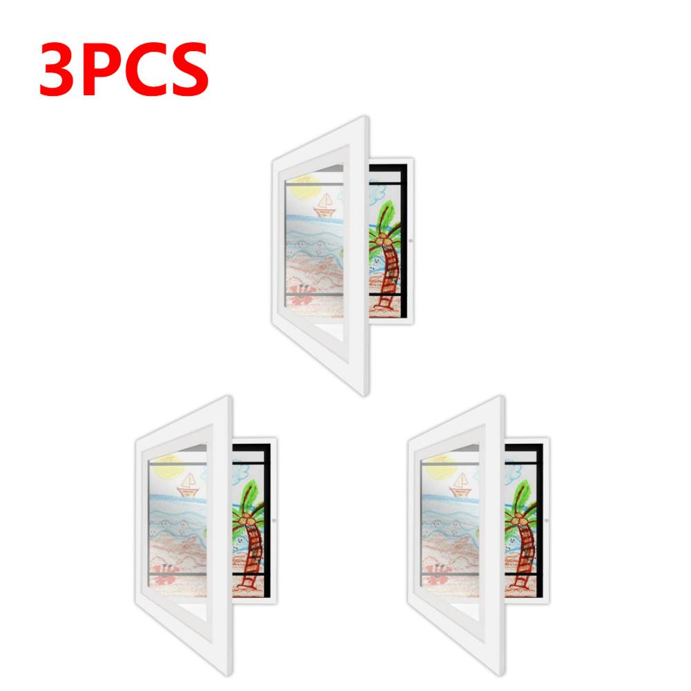 1-5PCS Artwork Frame for A6 Paper Kids Artwork Picture Frame Front Opening Wall Display Frame Artwork Display Storage Frames