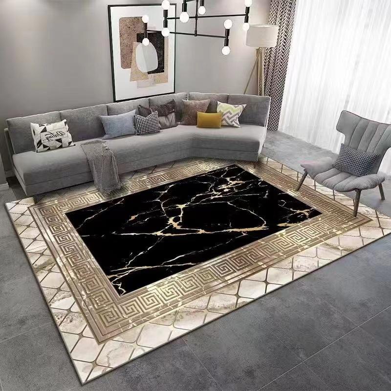 Living Room Carpet Dirt Resistant and Easy To Maintain Bedside Carpet Sofa Coffee Table Large Area Carpet