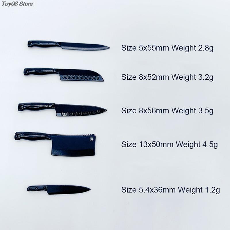 1 Set Doll House Mini Kitchen Knife Cooking Utensils Model For Dollhouse Kitchen Furniture Decoration Accessories Toy
