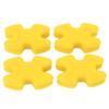 4 Stück Bogen Wurfarm Dämpfer Verschleißfest Gummi Reduzierend Geräusch Vibration Compound Bogen Wurfarm Stabilisator Schalldämpfer Gelb