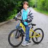 Mountain Bike 24 Inch Boys Girls Kids Bike 6 Speed Gear Chain Derailleur for Kids from 130 cm, Robust Steel Frame and Shock-Absorbing Fork