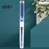 Ergonomic Titanium Pen Fountain High Ink Capacity Vacuum Filling Stainless Smooth Writing Steel Fine Nib for Daily