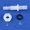 M6-M16 To 3-12mm Direct Connectors With Hex Nut  O-Ring Aquarium Tank Air Pump Adapter Garden Irrigation PP Pagoda Hose Joint