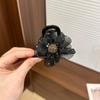Women Rhinestone Sun Flowers Grab Clip Hair Clip Ponytail Hair Shark Claw Hairpin Girls Hair Accessories