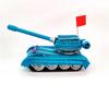 Simulation Tank Shape Model Heavy Armored Vehicle Handmade Aluminium Wire Crafts Ornament Children's Educational DIY Toys Gifts