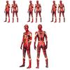 Marvel Steel Spider-man Cosplay Costume Full Body Outfit With Hood