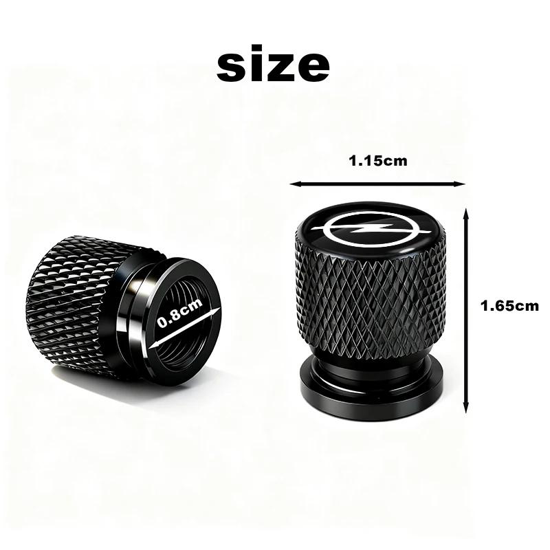 New Car Wheel Tire Valve Caps Air Stem Covers Accessories For Opel Astra J Insignia Astra G Corsa Zafira B Mokka Vivaro Meriva