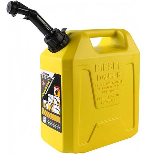 loyfreeyo Portable Gasoline Can, Emergency Gas Tank, 5L/10L/20L Capacity, Portable, Ultra-Lightweight, High-Density Polyethylene, Automatic Closure, B