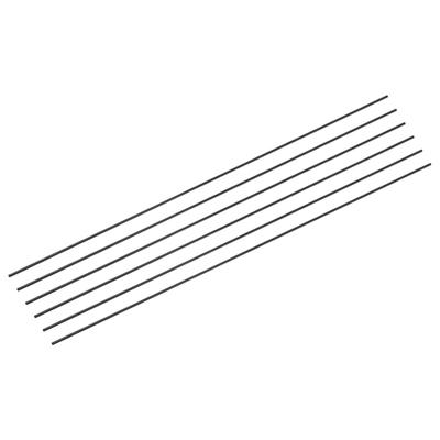 Uxcell Carbon Fiber Rods for RC Airplane DIY Tool Wing Tubes Quadcopter Arms, 0.5mm X 150mm, 6 Pieces