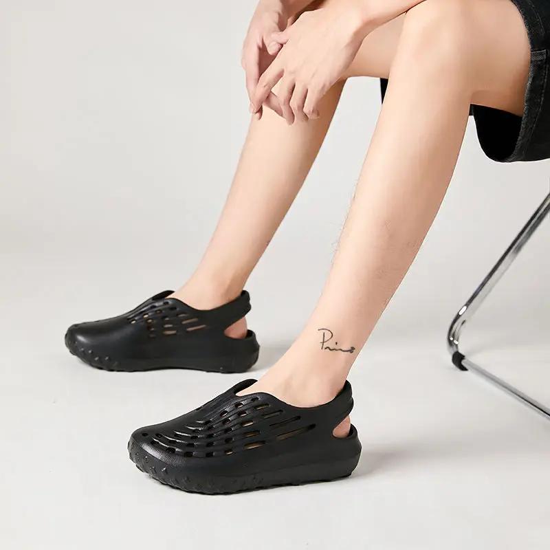 Fashion Anti-slip Male Shoe Hole Shoes Ultralight Japanese New Design 2025 Cheap Liquidation Summer Sale Descount Color Eva Men's Sandal