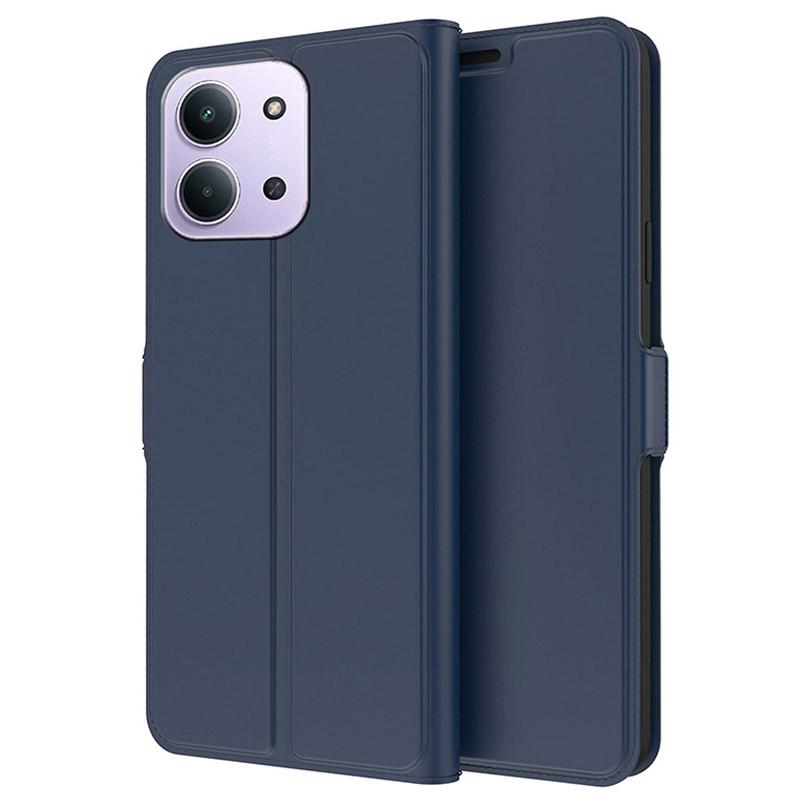 Pro Xiaomi Redmi 15C 4G (Globální) (171 mm)/Poco C85 4G (171 mm) Pouzdro Nárazuvzdorné TPU Vnitřní Skořápka Kožené Kryt na Telefon Slot na Karty